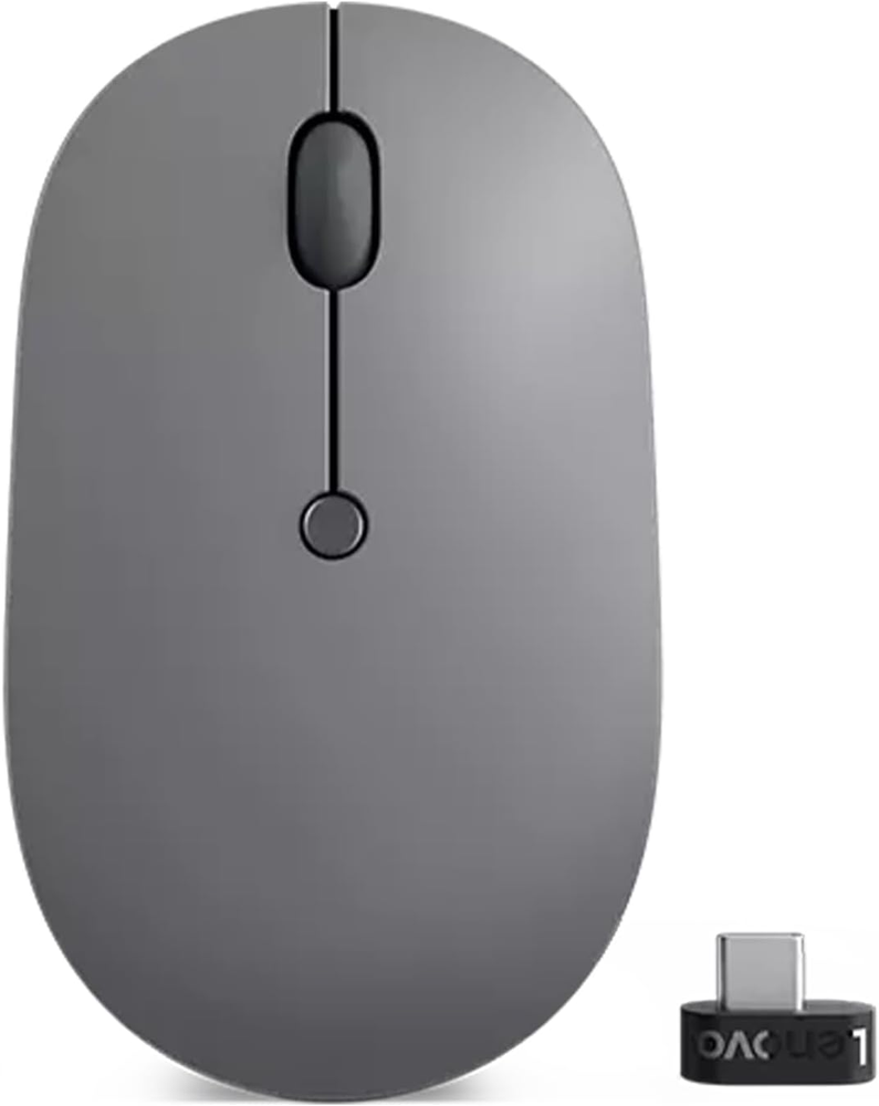 Go USB-C Essential Wireless Mouse, 2.4 Ghz Nano USB-C Receiver, Adjustable DPI,