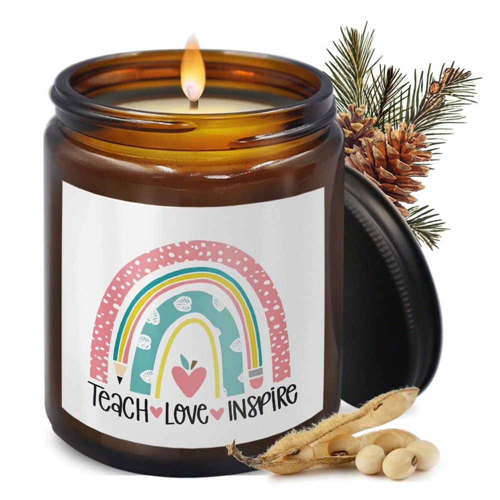 Teacher Appreciation Gifts,Candles Inspirational Encouragement for Home Scent...