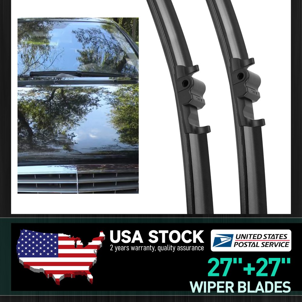 Fit For Mercedes S500 2000-2006 Front 27 Inch Windshield Wiper Blades New