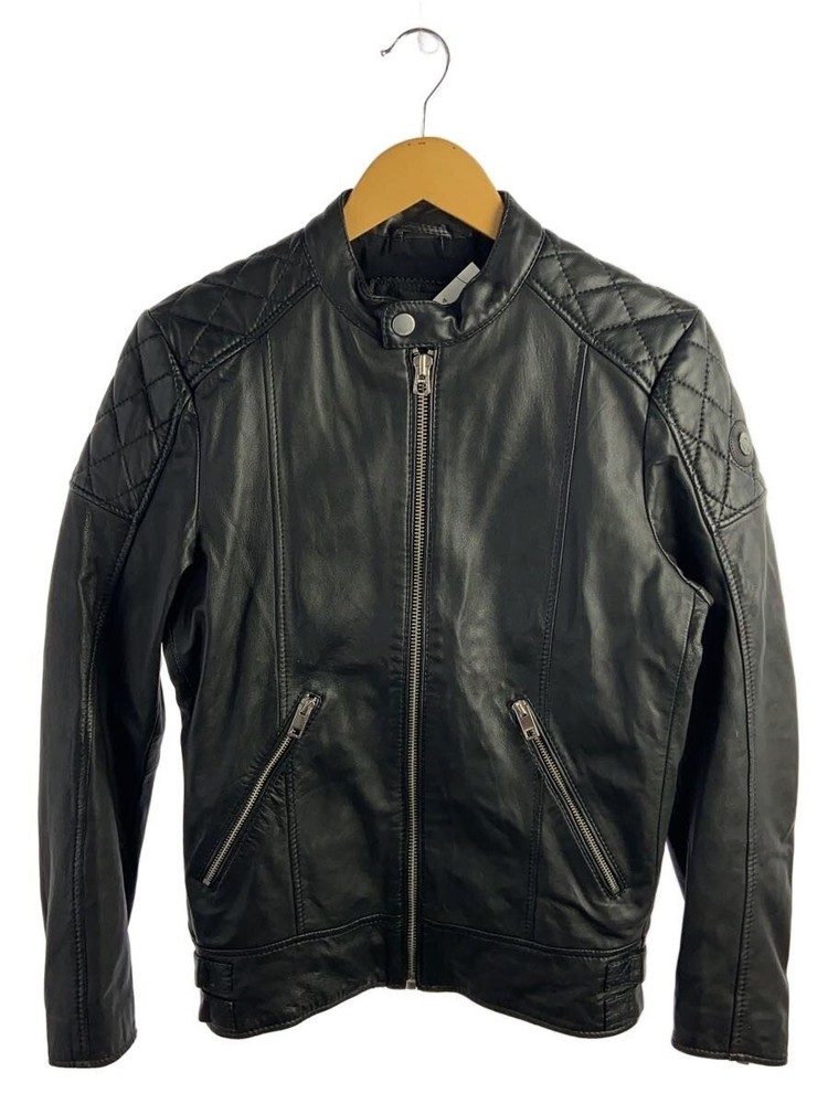 Diesel Single Riders Jacket/S/Sheep Leather/Blk/Superior/Scuffed 3479
