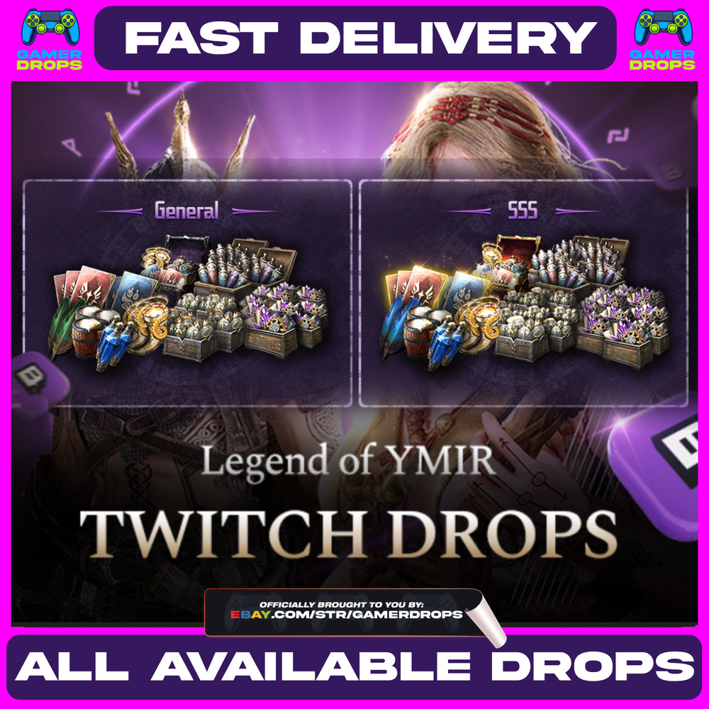 Legend of YMIR TWITCH DROPS - ALL AVAILABLE - CHEST - POTIONS - FEATHERS - MORE!