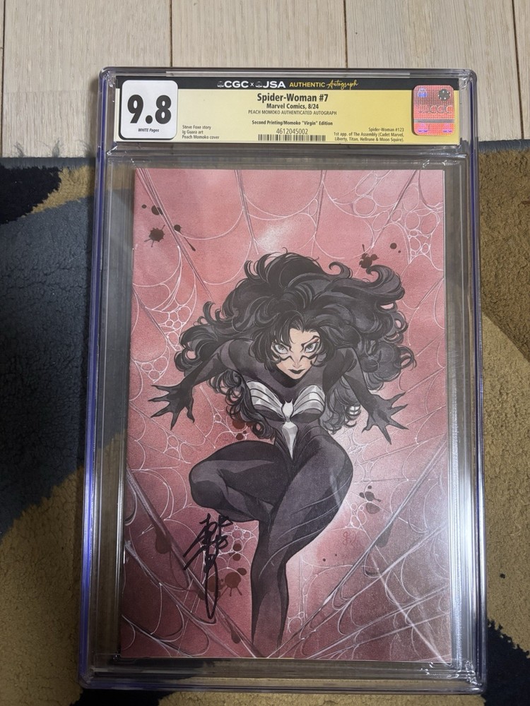 Spider-Woman #7 Momoko Signed Momoko 2Nd Print 1St Assembly Cgc 9.8