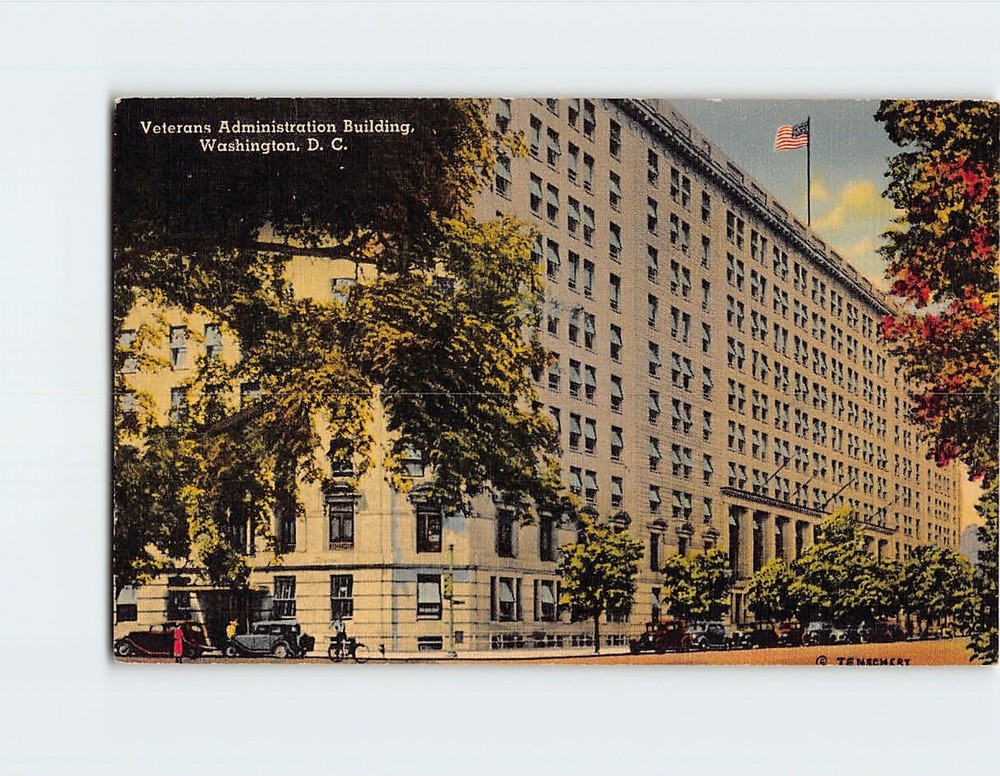 Postcard Veterans Administration Building Washington DC USA