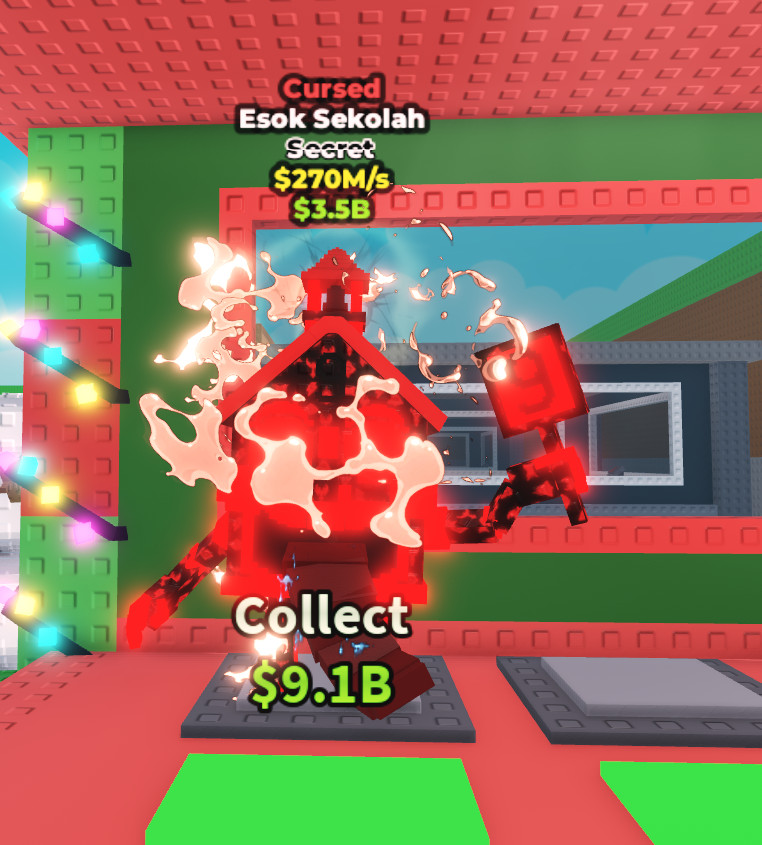 [Steal a brainrot] 270M/S - Cursed Esok Sekolah (SECRET)