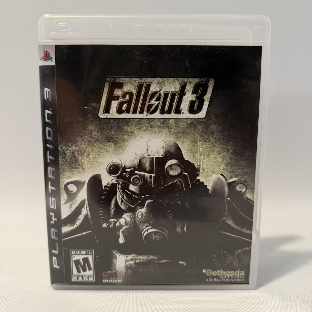 Fallout 3 PS3 Sony Bethesda Open World RPG Action Video Game CIB Complete