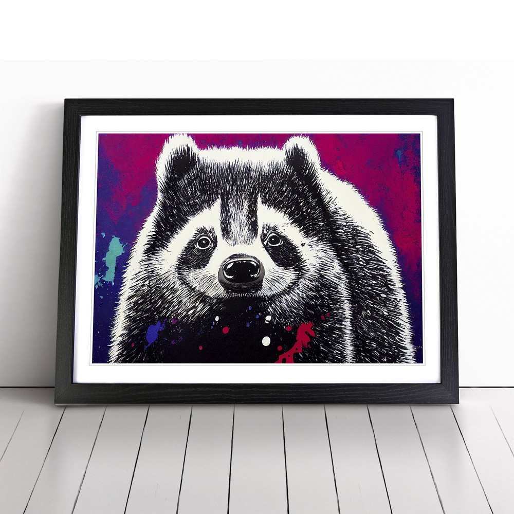 Badger Splash Vol.1 Abstract Wall Art Print Framed Canvas Picture Poster Decor