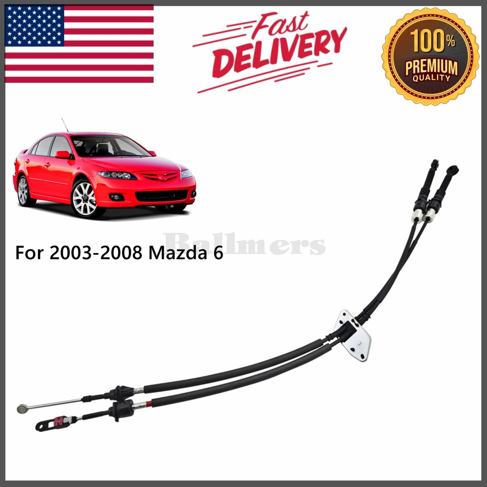 New Mazda 6 2003-2008 Automatic Transmission Shift Control Cable GK2A-46-500L