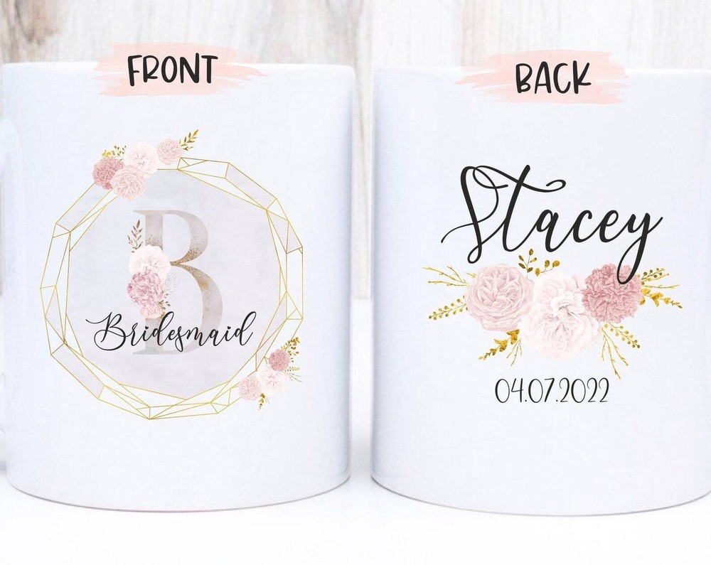 Personalized Bridesmaid Mug Will You Be My Bridesmaid Custom Bridesmaid Gift
