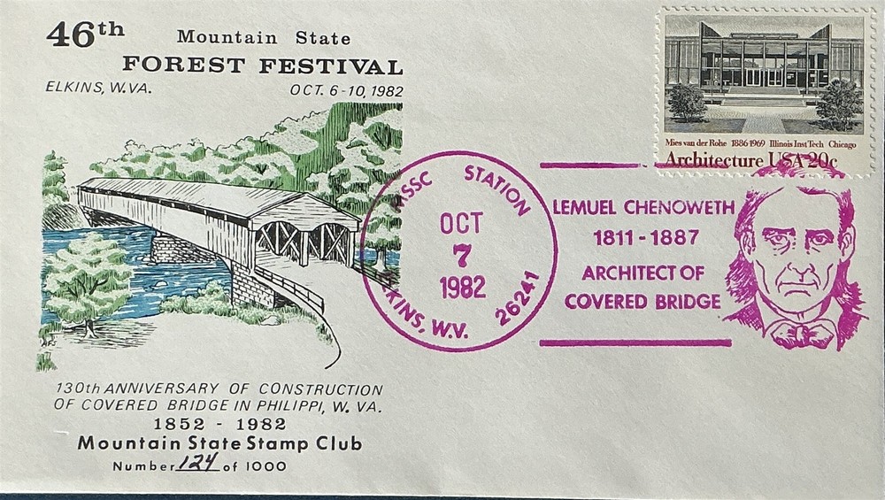 46th Mountain State Forest Festival Elkins WV Philippi Bridge Lemuel Chenoweth