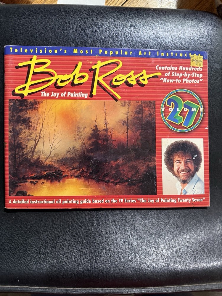 Bob Ross The Joy of Painting Volume 27 Oil Painting Instruction Book Landscapes
