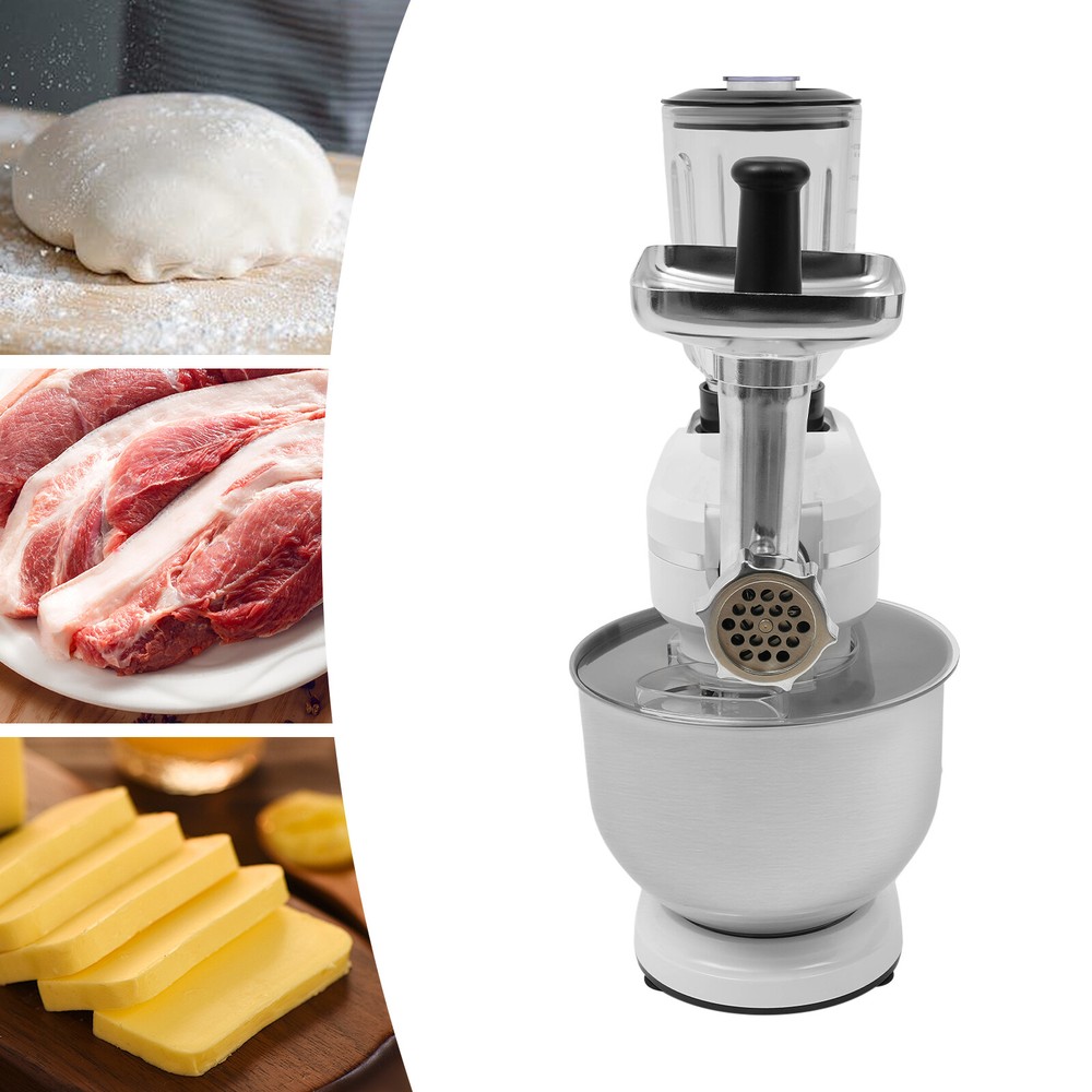 700W 3-in-1 Stand Mixer with 6-Speed & Juicer 6.34Qt Capacity