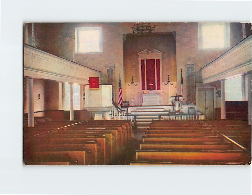 Postcard Old St. George's Methodist Church Philadelphia Pennsylvania USA