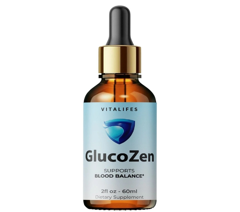 GlucoZen Drops, GlucoZen Max Strength Overall Support Supplement (2oz)