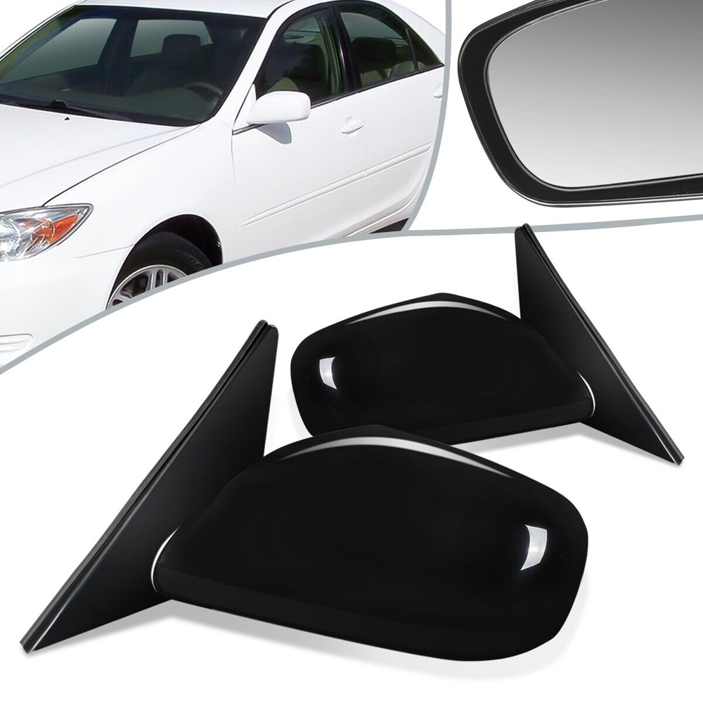 Fit 02-06 Toyota Camry Pair Powered Side View Door Mirror TO1320167 TO1321167