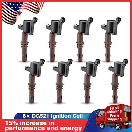 8PCS DG521 8L3E12A366AA Ignition Coils For Motorcraft Ford F150 Expedition 4.6L
