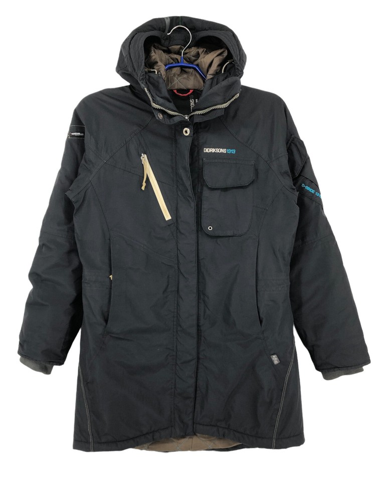 Didriksons Women's Storm System Hooded Parka Jacket Size UK: 36 - S