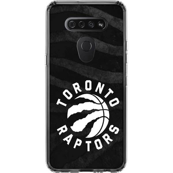 NBA Toronto Raptors LG K51/Q51 Clear Case - Toronto Raptors Animal Print