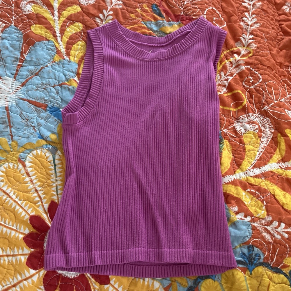 Old Navy Ribbed Knit Sleeveless Tank Tops, Assorted Colors, Lot of 4, Women