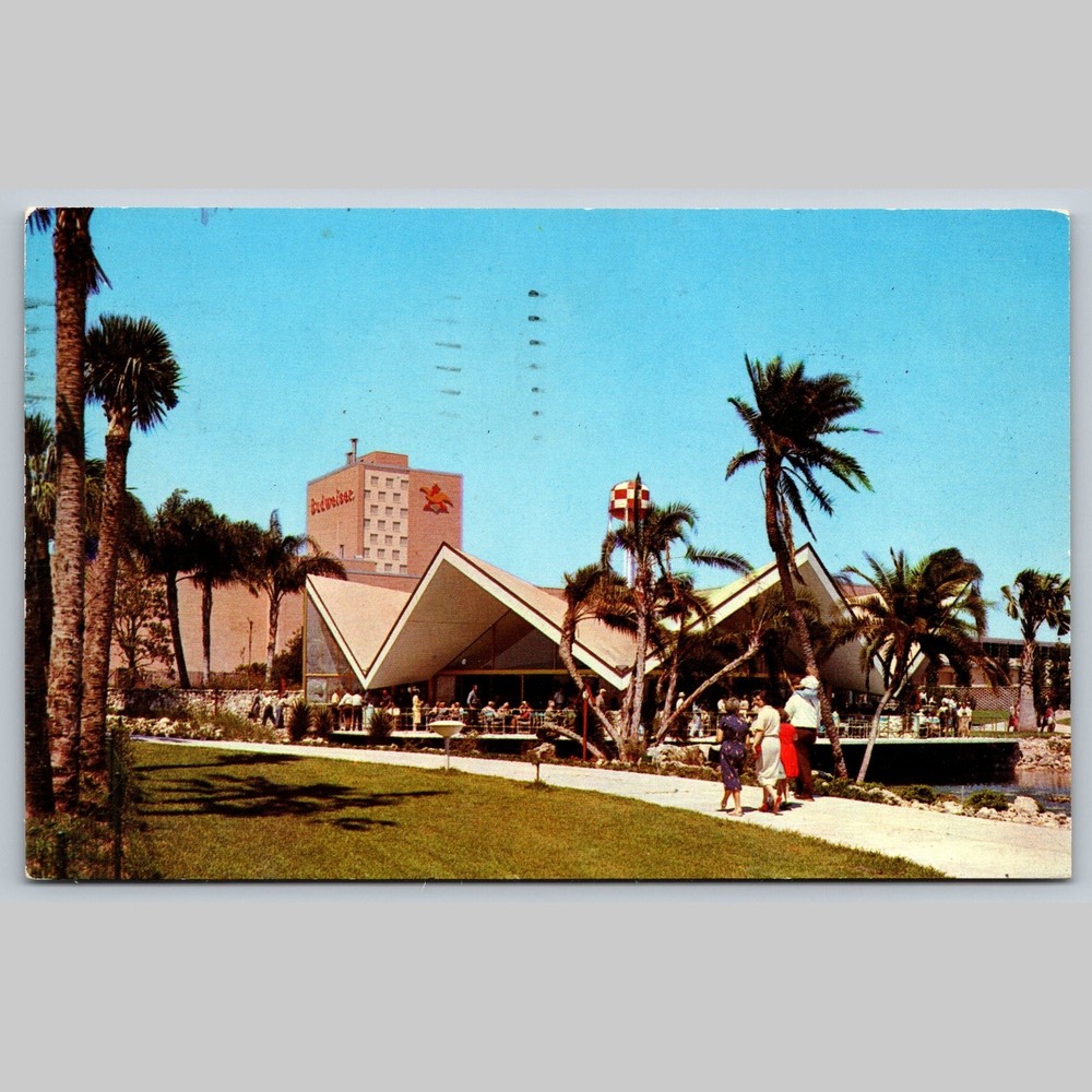 Postcard Tampa Florida Budweiser Brewery Hospitality House
