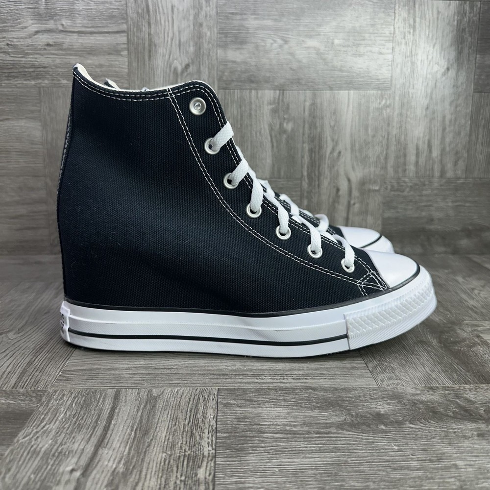 Converse CTAS Classic Wedge Women's size 11 Black White Shoes