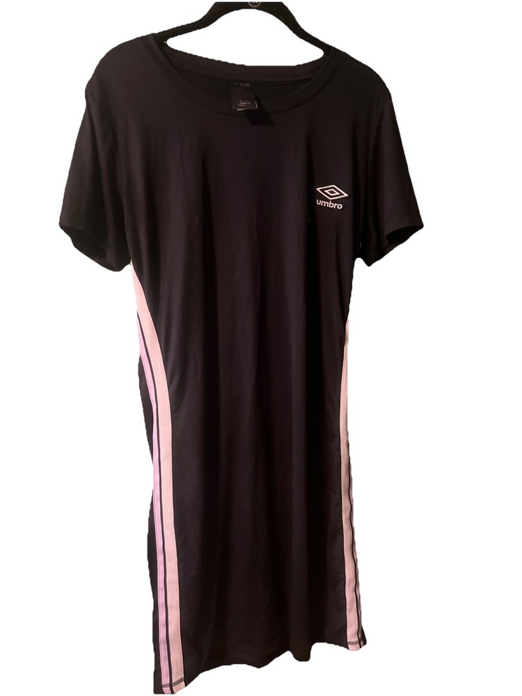 Umbro Dress Womens Medium Black Short Sleeve