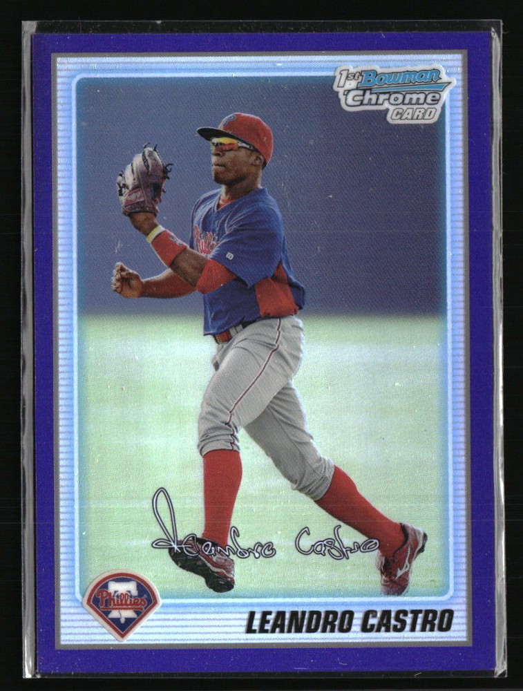 Leandro Castro 2010 Bowman Chrome Purple Refractor #BCP53 999