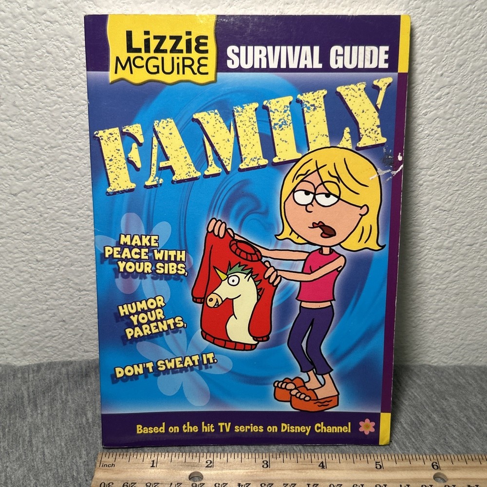 Vintage 2004 Lizzie McGuire Survival Guide: Family by Disney Book 1st Edition
