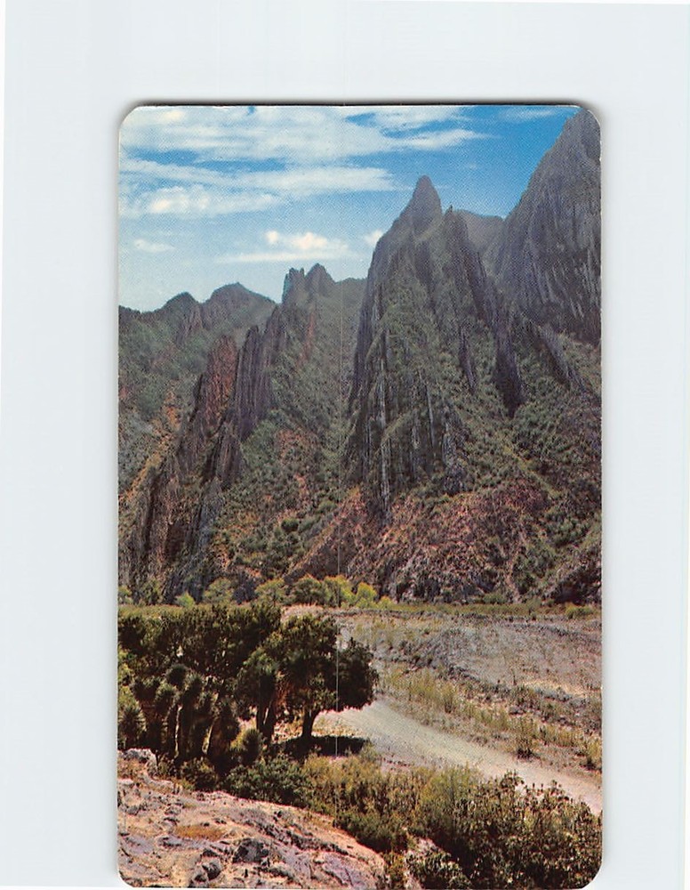 Postcard Huasteca's Ridge of Mountains Monterrey Nuevo Leon Mexico