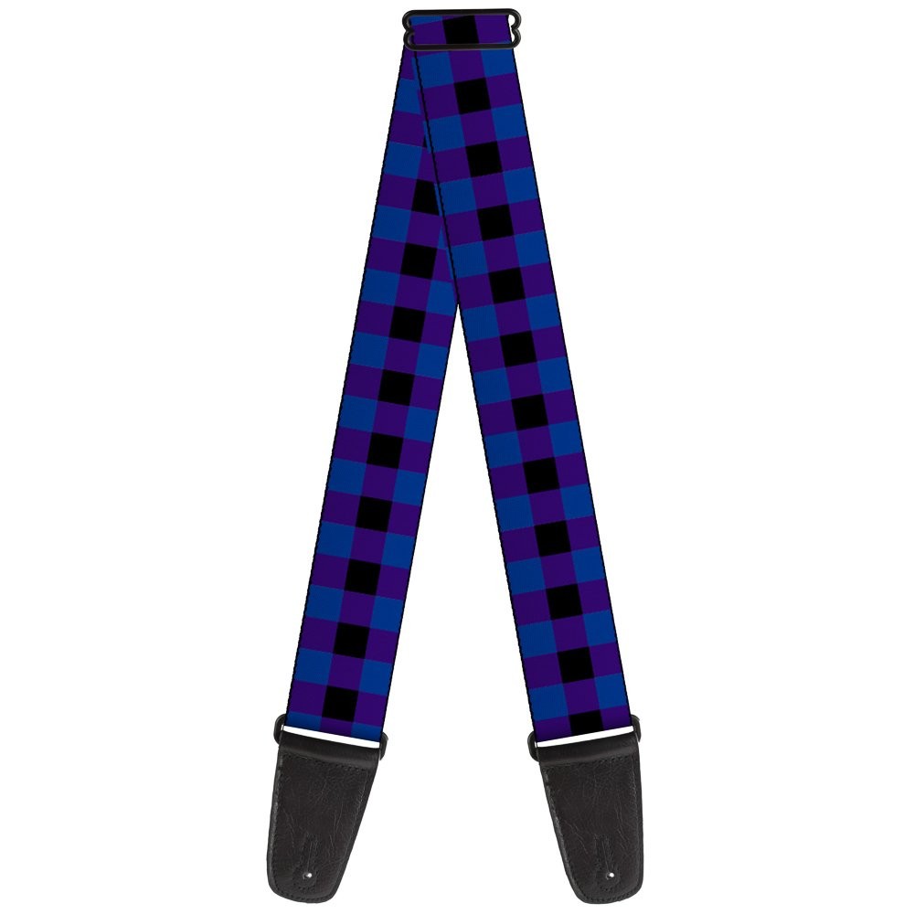 Guitar Strap - Buffalo Plaid Black/Blue ACC NEWAnother great item from Rarewaves USA | Free delivery!