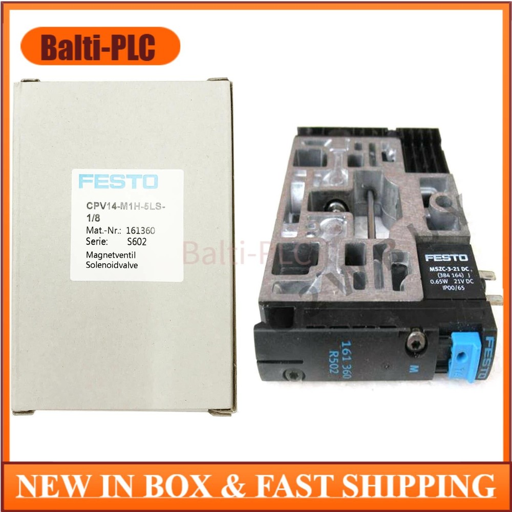 New CPV14-M1H-5LS-1/8 Festo 161360 Fast Shipping Air solenoid valve