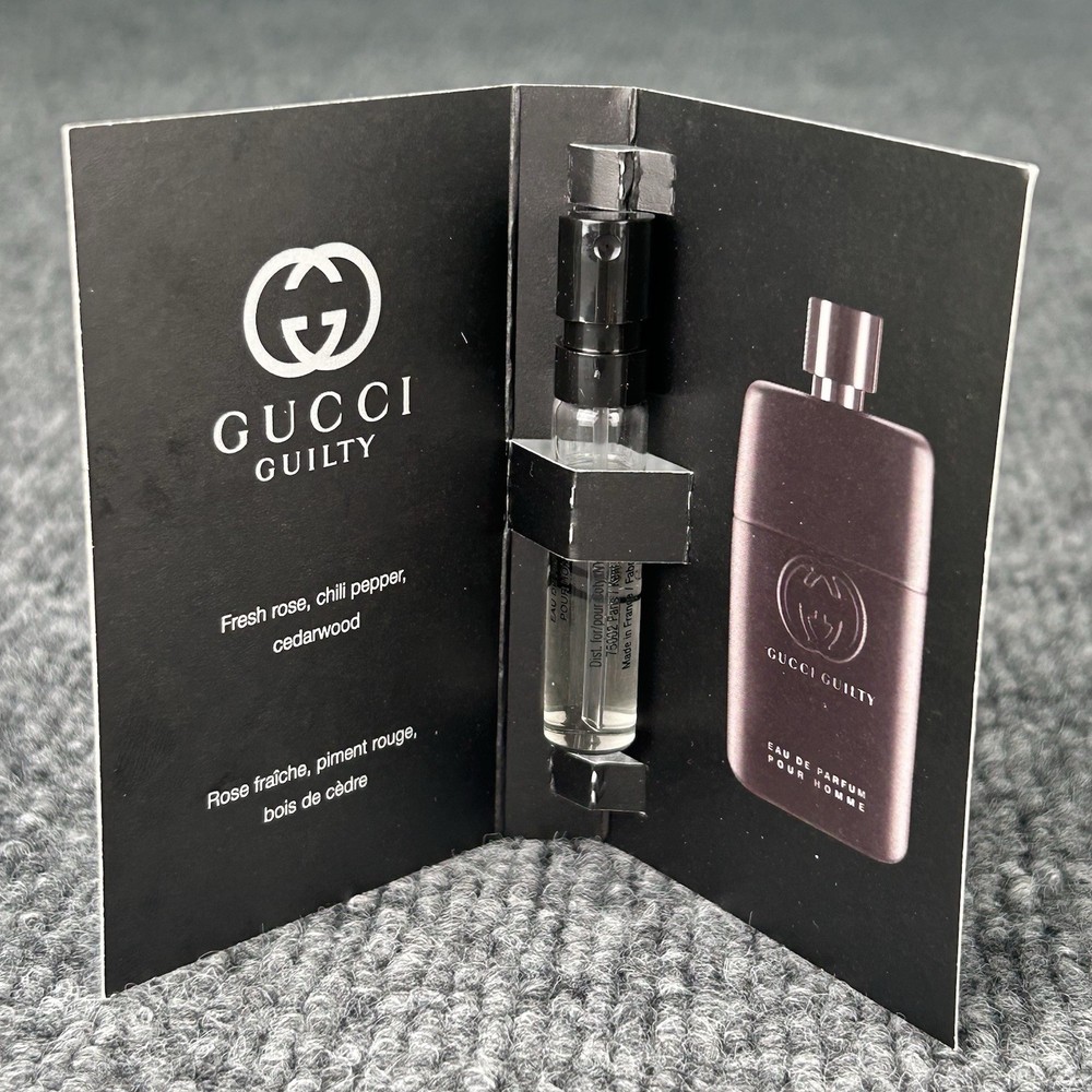 Gucci GUILTY Eau de Parfum Pour Homme Travel Sample Spray Vial 1.5ML/.05fl oz