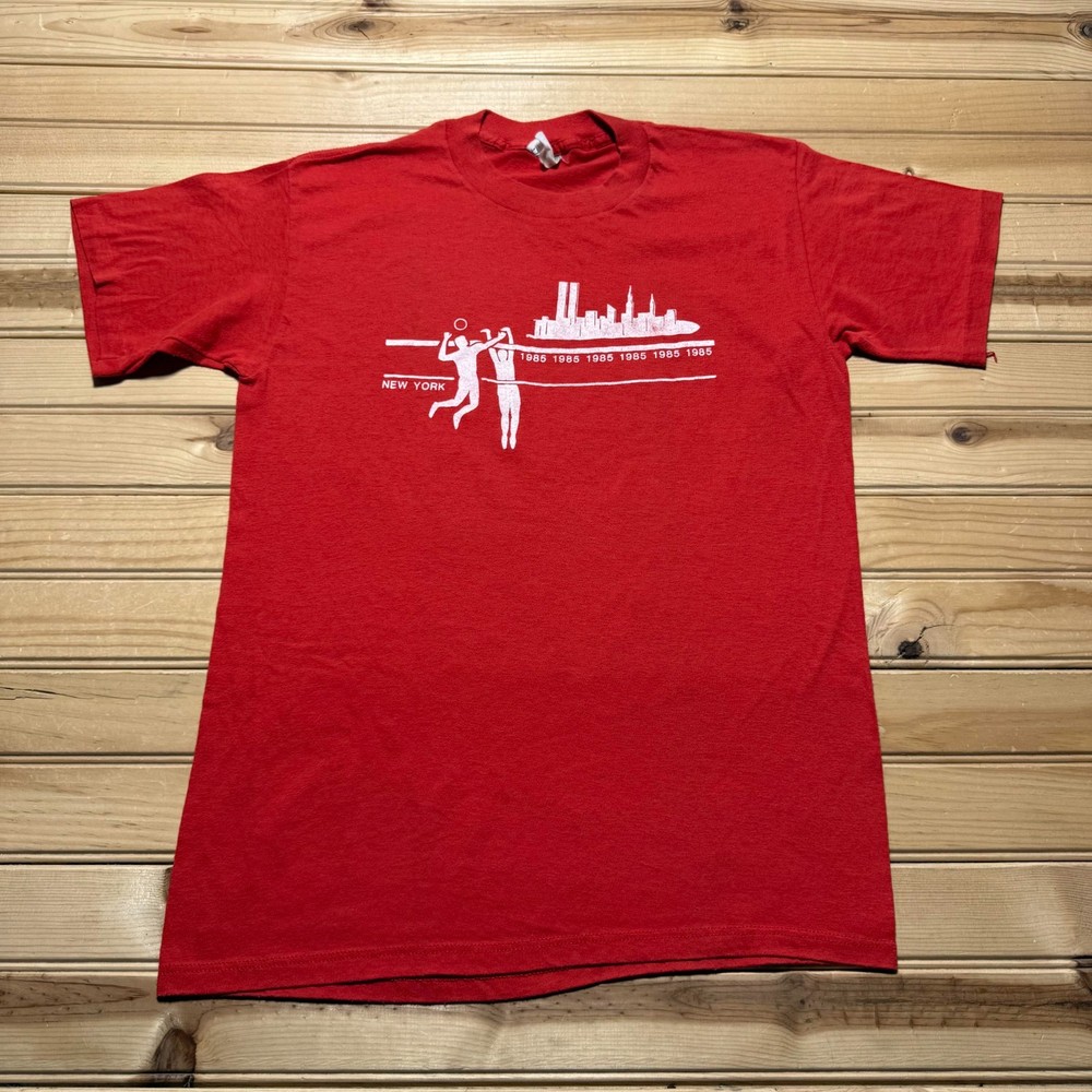 Vintage 1985 41st Chinese American Volleyball Tournament New York T-Shirt Large