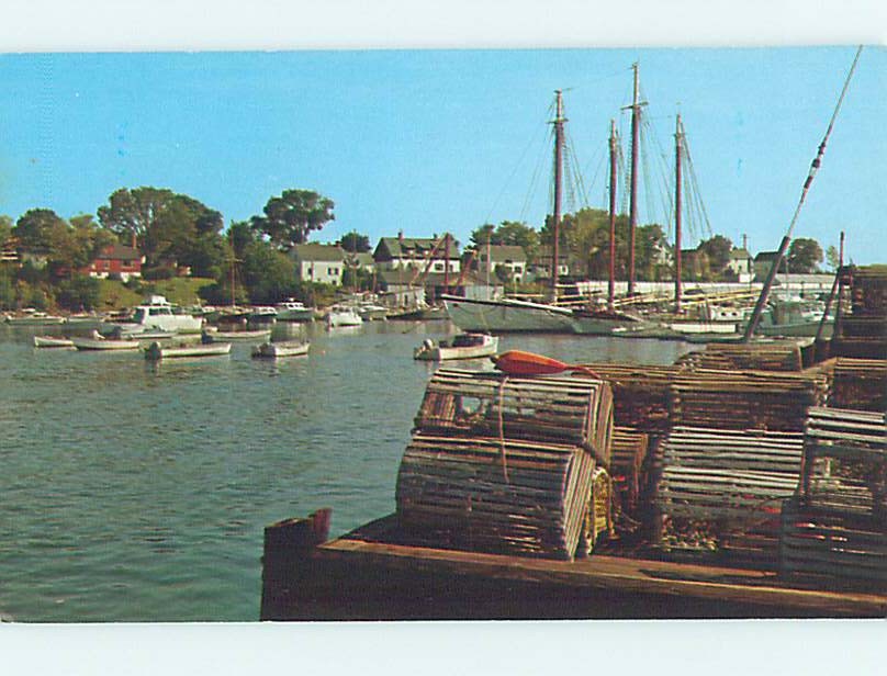 Pre-1980 HARBOR SCENE Camden Maine ME : make an offer hp7623@