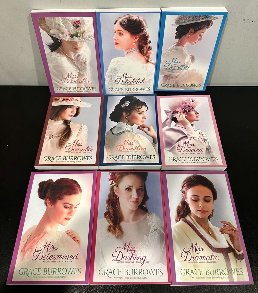 Grace Burrowes Mischief in Mayfair Complete 9 Book Series (Paperback)