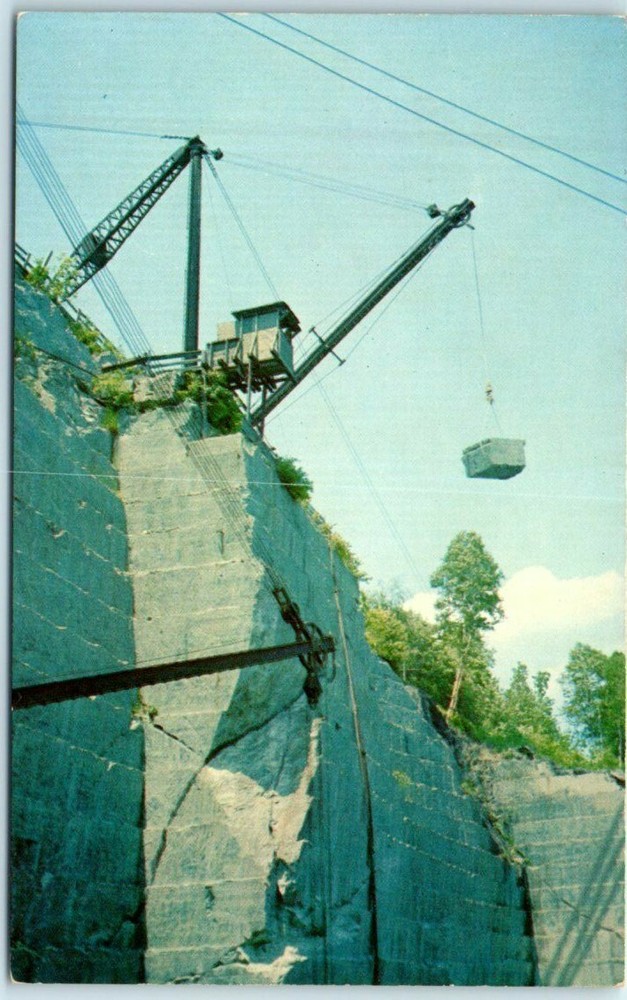 Postcard - Marble Exhibit at Proctor, Vermont