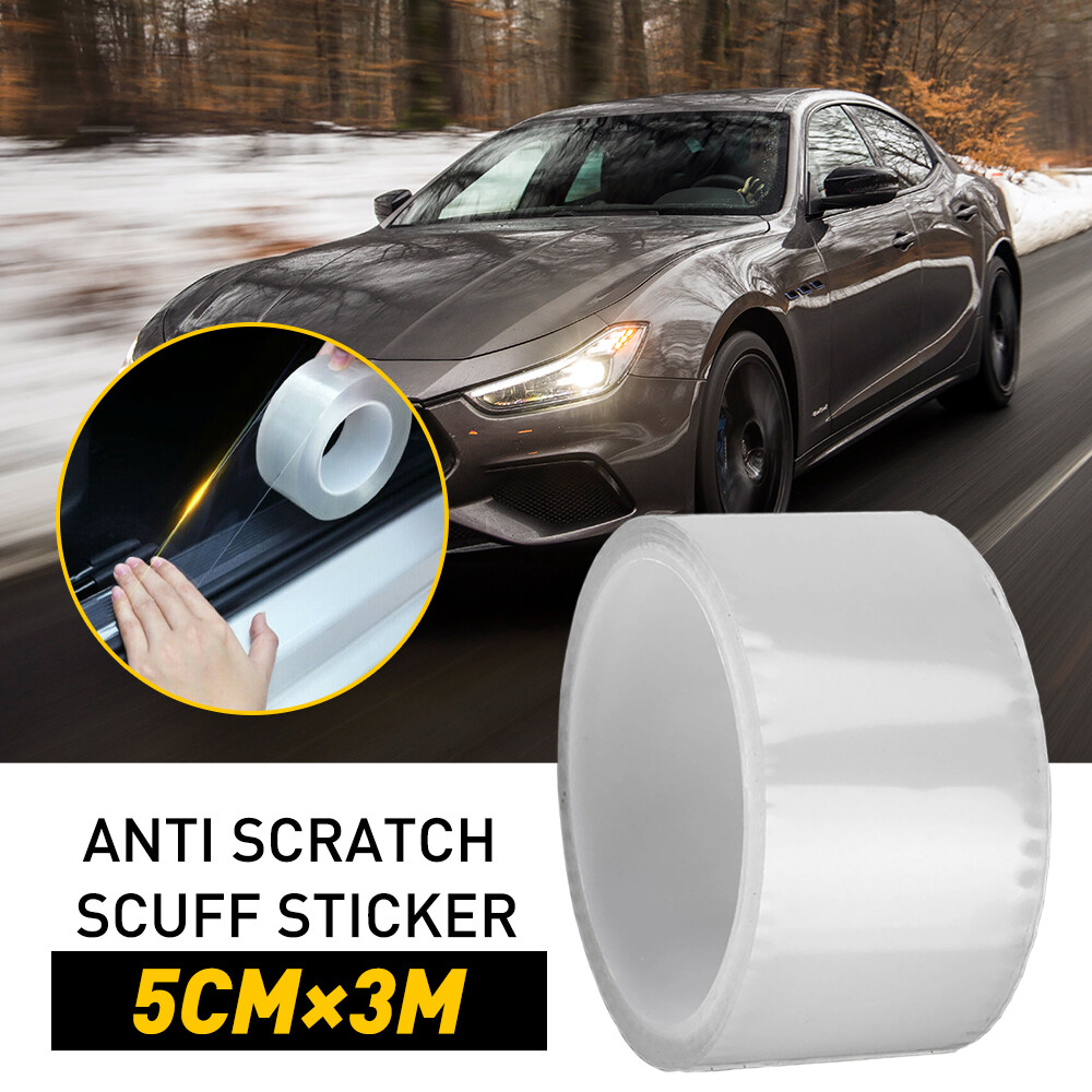 Accessories Car Door Sill Scuff Cover Plate Sticker Protector Anti-Scratch 3M US