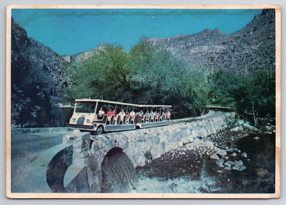 Sabino Canyon Shuttle Bus Tucson Arizona Coronado National Forest Postcard