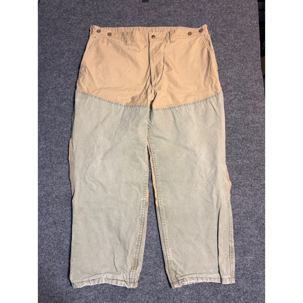Filson Style 575 Shelter Cloth Brush Pants Mens 40 Tan Brown Upland Hunting USA