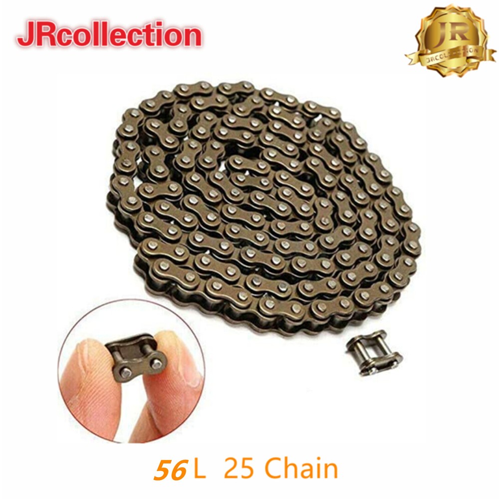 25H Chain 56 Links for Razor Electric Go Kart Ground Force Drifter 7-Inch - Brand New