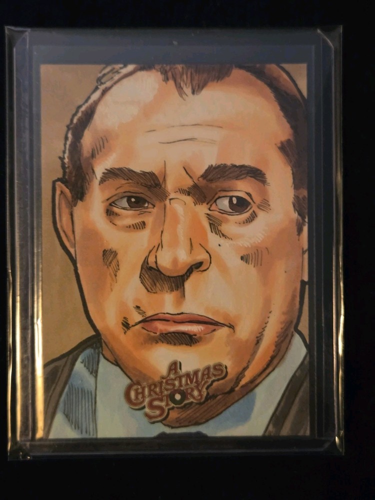 2024 Crytozoic A Christmas Story Sketch Card of Mr. Parker by Tom Amici 1/1