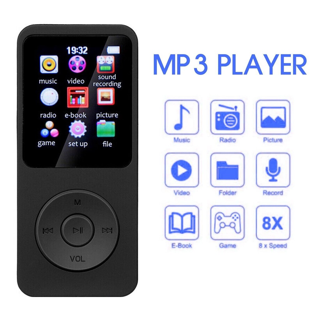 128GB Support Bluetooth MP4/MP3 Lossless Music Player FM Radio Recorder SportWz
