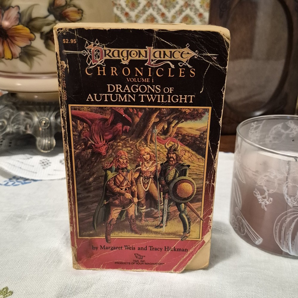 1984 Dragons of Autumn Twilight Dragonlance Chronicles Vol 1 FIRST PRINTING TSR