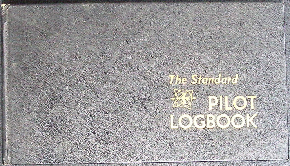Vintage 1967 Standard Pilot Logbook Aviation Flight Training Record Book