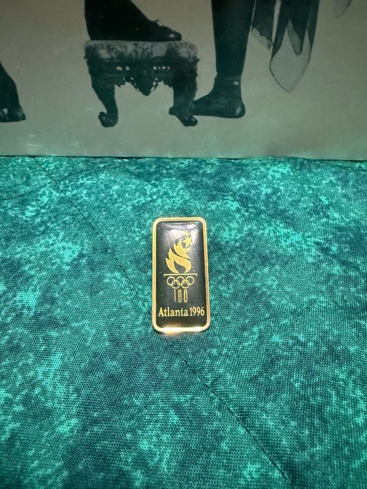 Vintage 1996 Atlanta Olympic Games Centennial Torch Pin