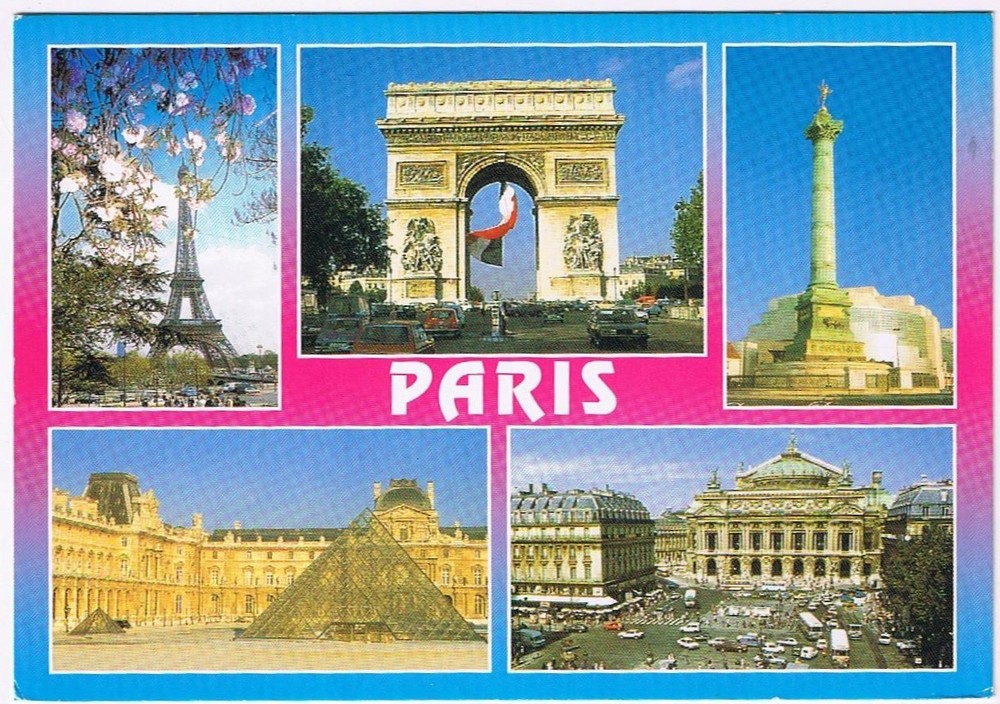 Postcard Paris France