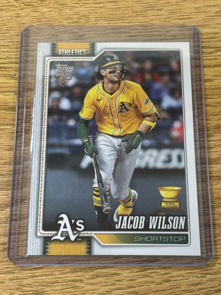 2026 Topps Series 1 Jacob Wilson RC Gold Cup #240 - Athletics