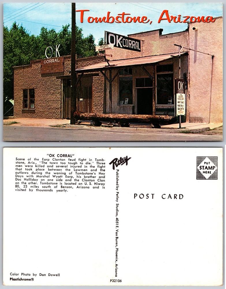 OK Corral Tombstone Arizona Postcard
