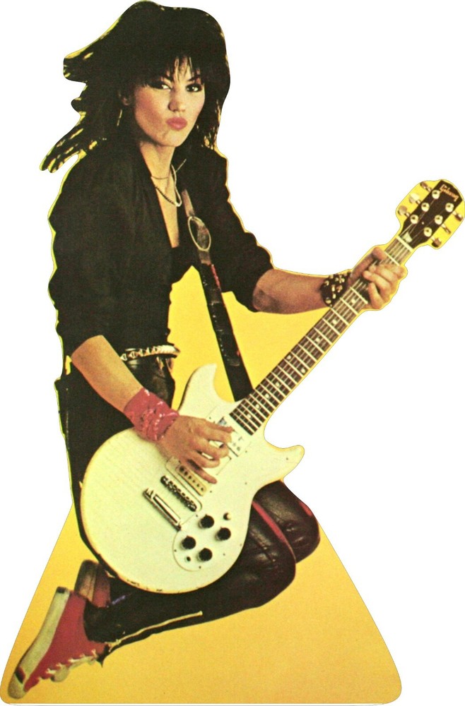 Joan Jett-  and her Gibson Guitar - 64
