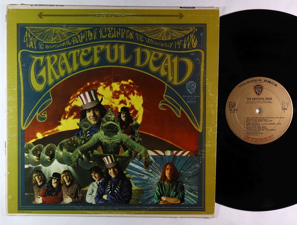 Grateful Dead - S/T LP - Warner Bros. Gold Label Stereo