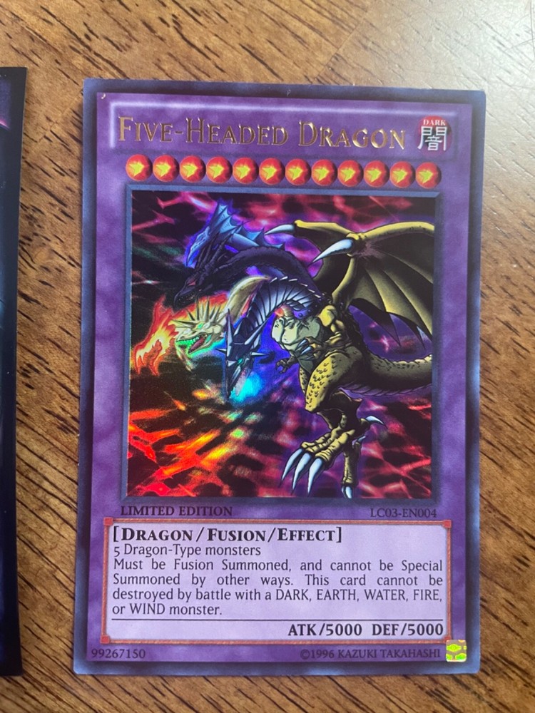 Five-Headed Dragon LC03-EN004 Limited Edition Yugi's World Card